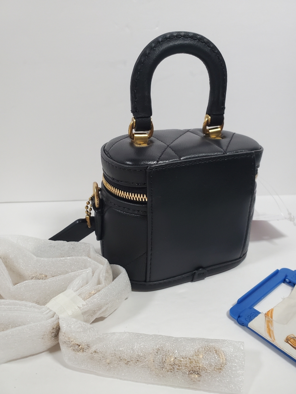 Coach Trail Crossbody Bag 12 With Pillow Quilting in Black NWT - Picture 5 of 7